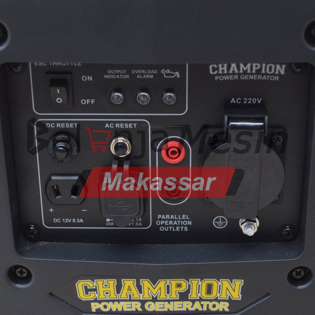 Genset Silent Portable 2.5 KVA 1 Phase CEM3800IS Champion - Image 4