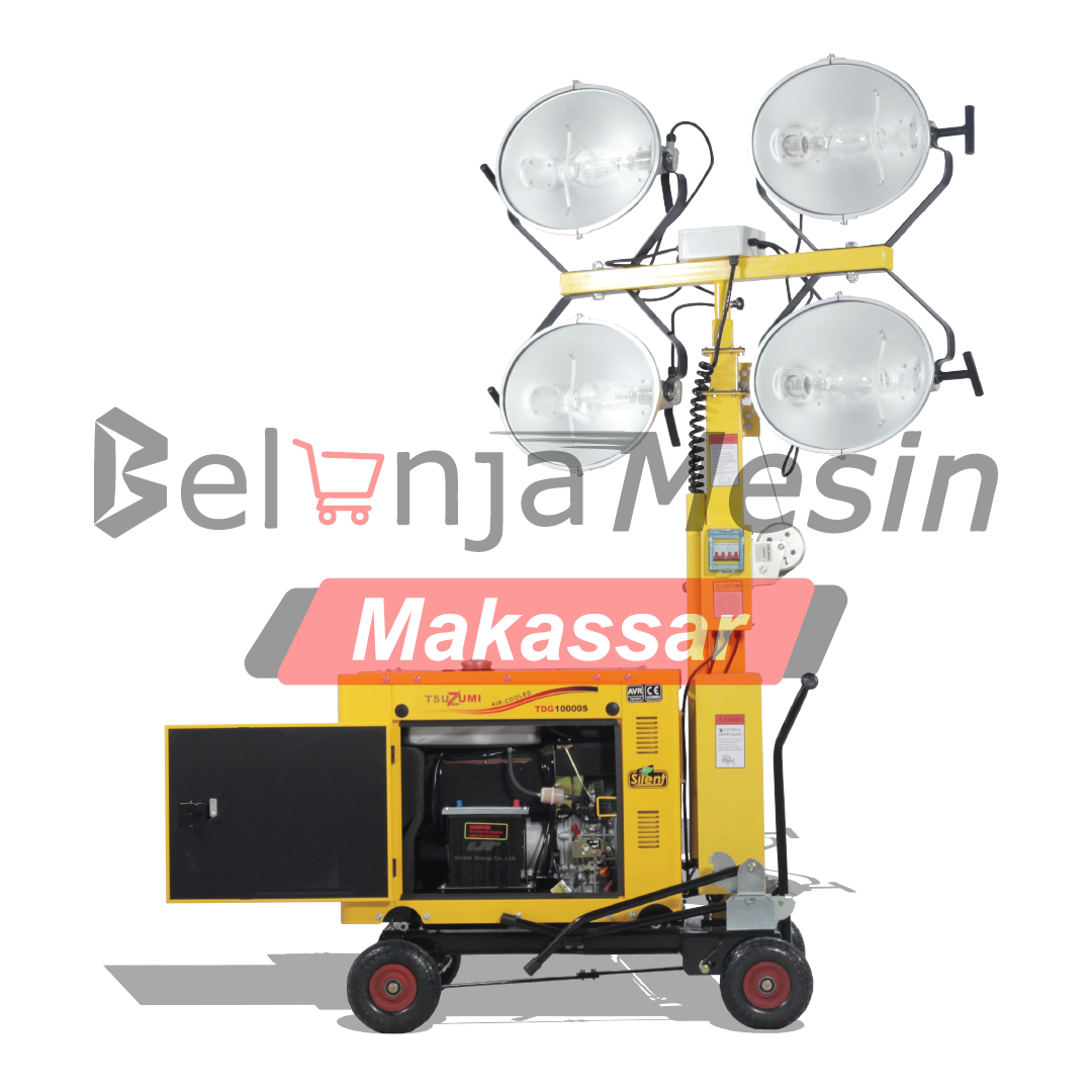 Genset Light Tower 4 x 1000 Watt 440.000 Lumens LT5000 Tsuzumi - Image 5