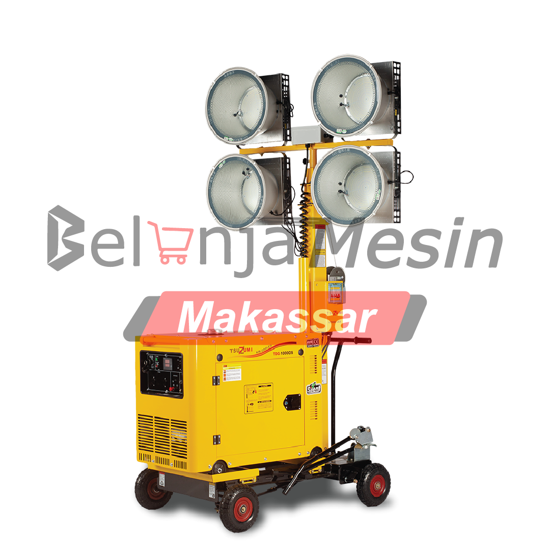 Genset Light Tower LED 4 x 1000 Watt LT5000 LED Tsuzumi