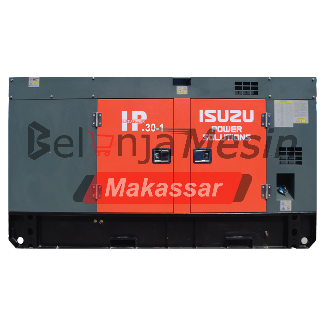 Genset Diesel Silent 30 KVA 24 KW Single Phase IP 30-1 KVA Isuzu