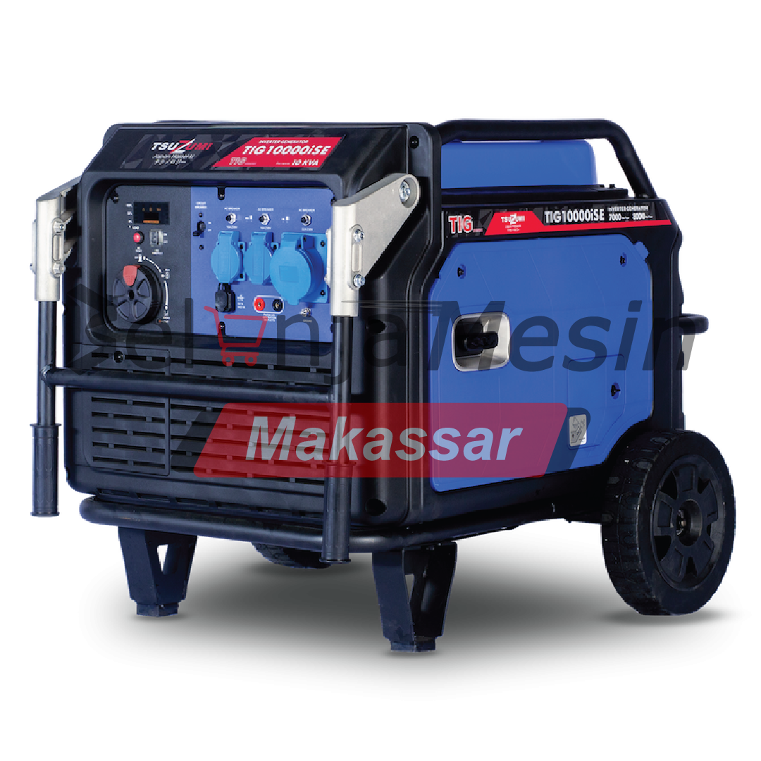 Genset Silent Inverter 10 KVA 8 KW Starter Electric TIG10000ISE TSUZUMI