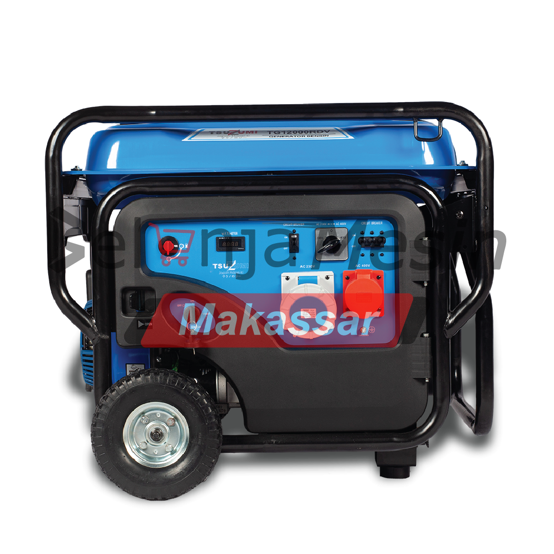 Genset Open Bensin 12 KVA 10.000 Watt 3 Phase TG12000RDV TSUZUMI - Image 3