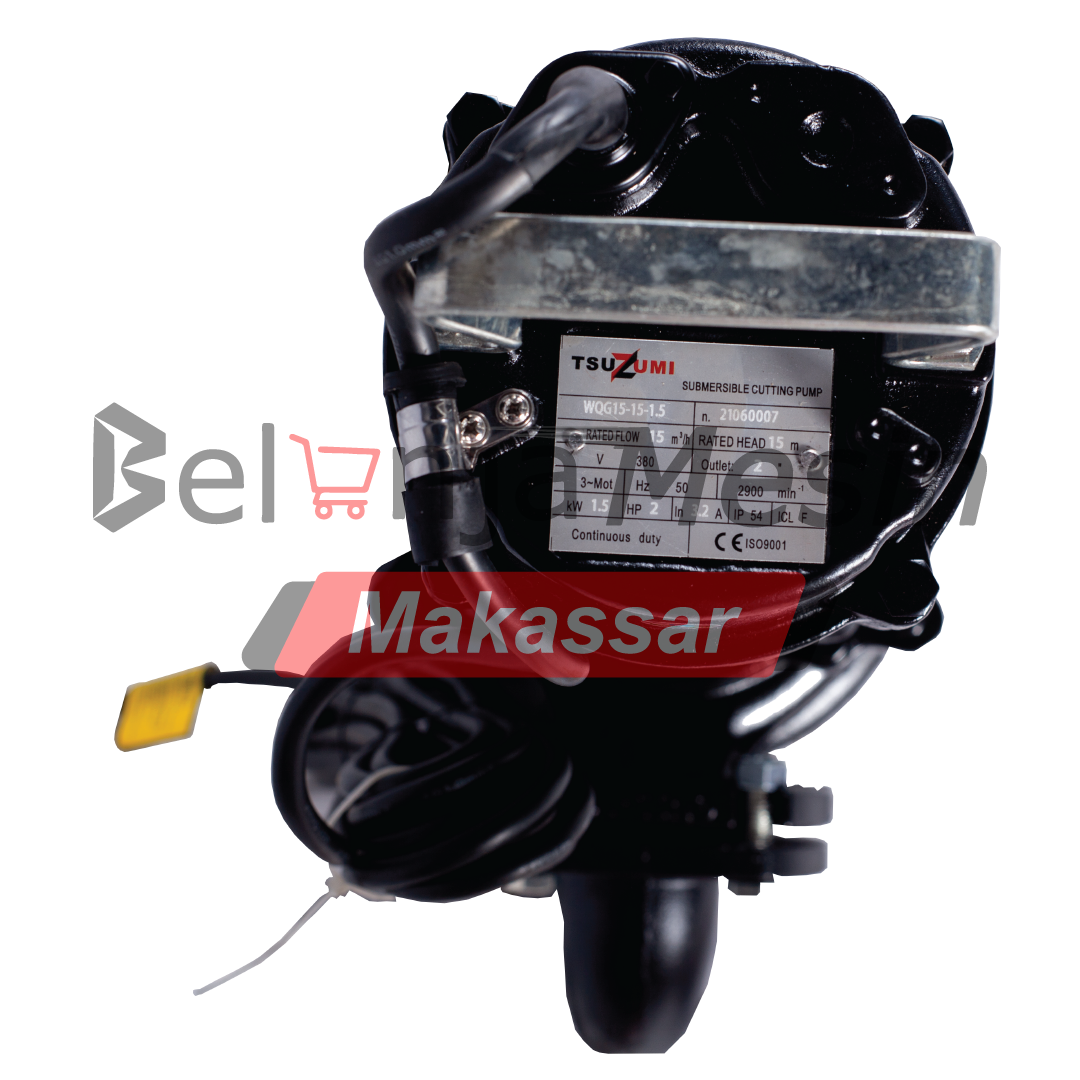 Pompa Celup Submersible 2 Inch 3 Phase WQG15-15-1.5 Tsuzumi - Image 3