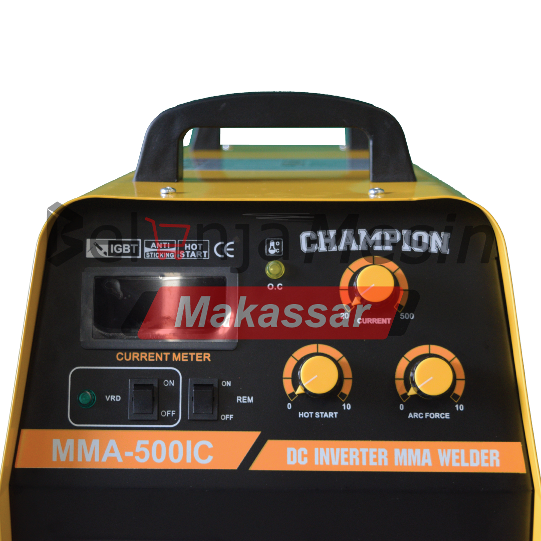 Mesin Las Inverter 500 Ampere 3 Phase Heavy Duty MMA500IC CHAMPION - Image 5