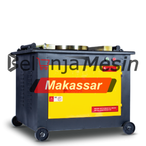 Mesin Pembengkok Besi Ulir 36 mm 3 Phase Bar Bending BB50-2 Montoya