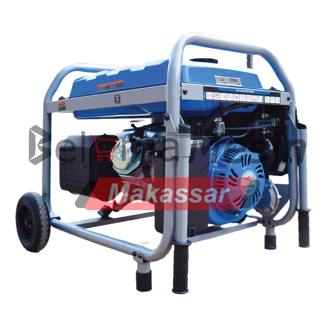 Genset Open Dual Fuel Bensin & Lpg 5000 watt 1 phase TG7800DF TSUZUMI - Image 2