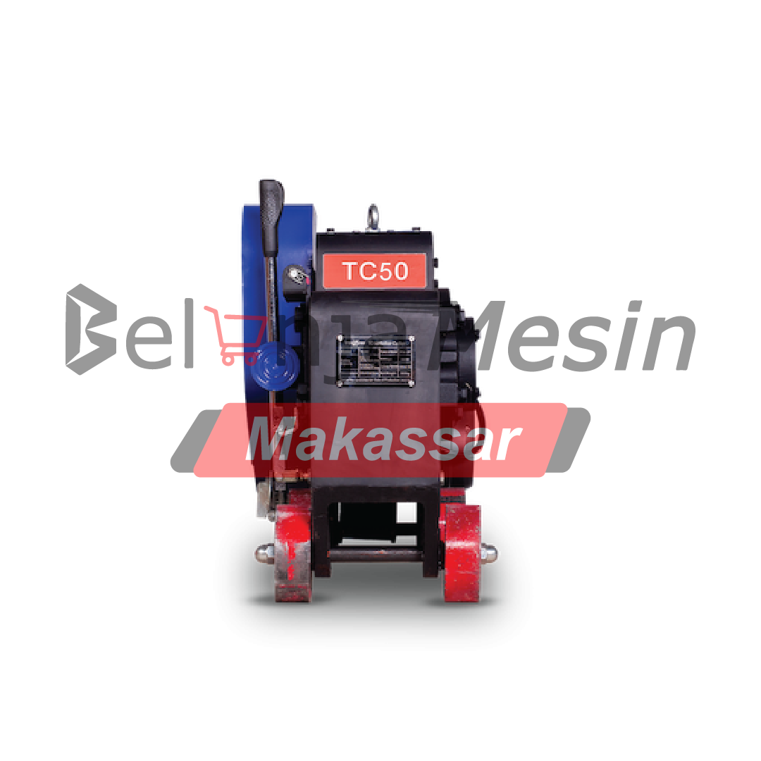 Mesin Pemotong Besi Ulir 50mm 3 Phase Bar Cutter TC50 TSUZUMI