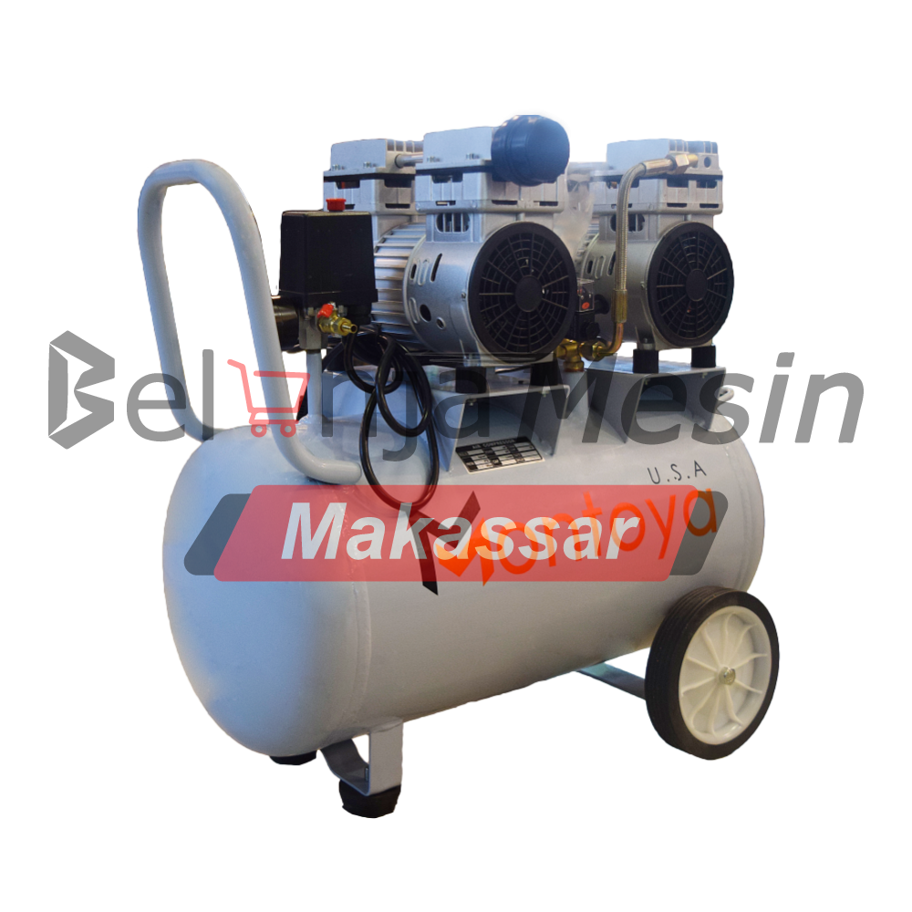 Kompresor Udara Oilless 2 hp 50 liter HDW2X750-50D Montoya