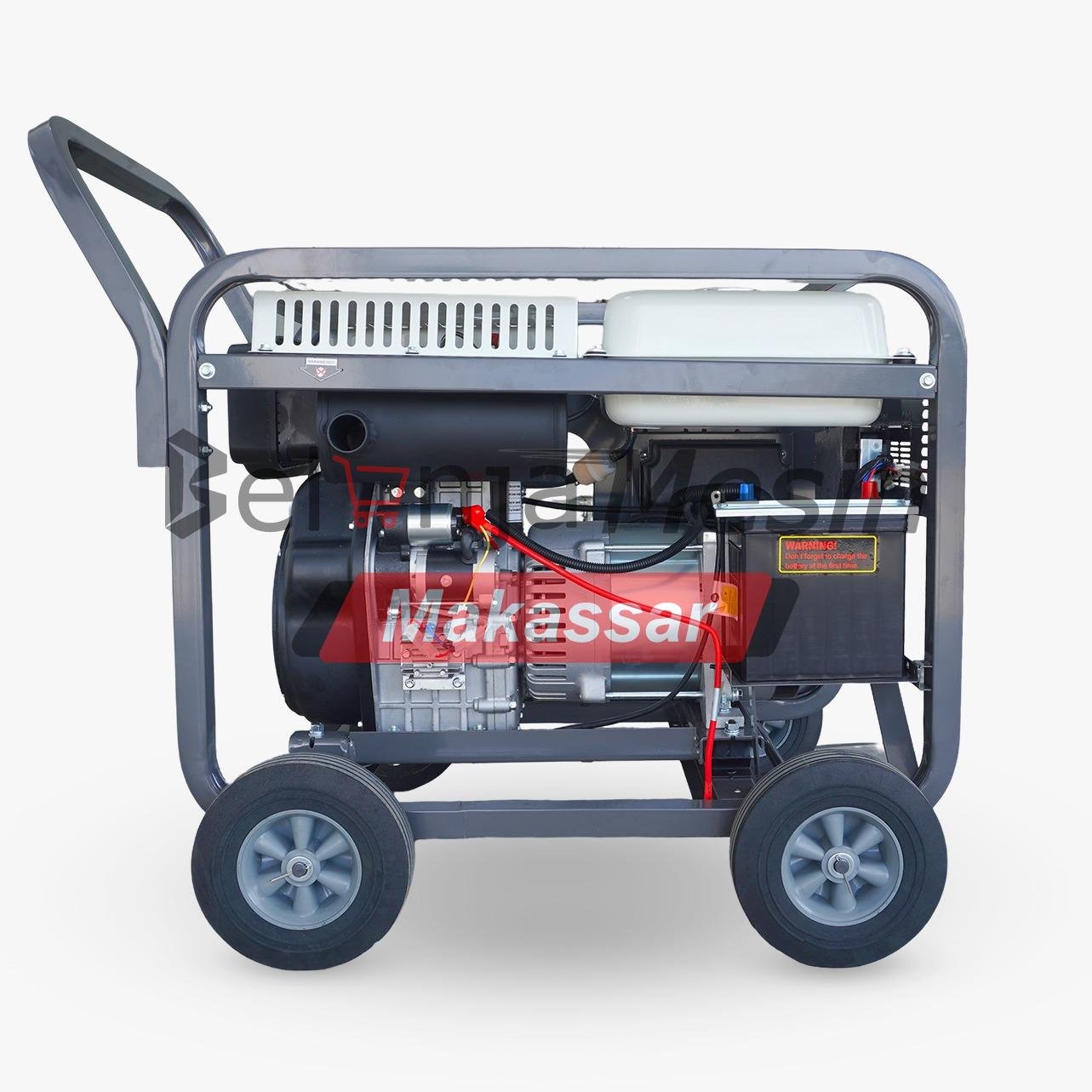 Genset Open Diesel 15 KVA 1/3 Phase Electric Starter TDG15000DV TSUZUMI - Image 2