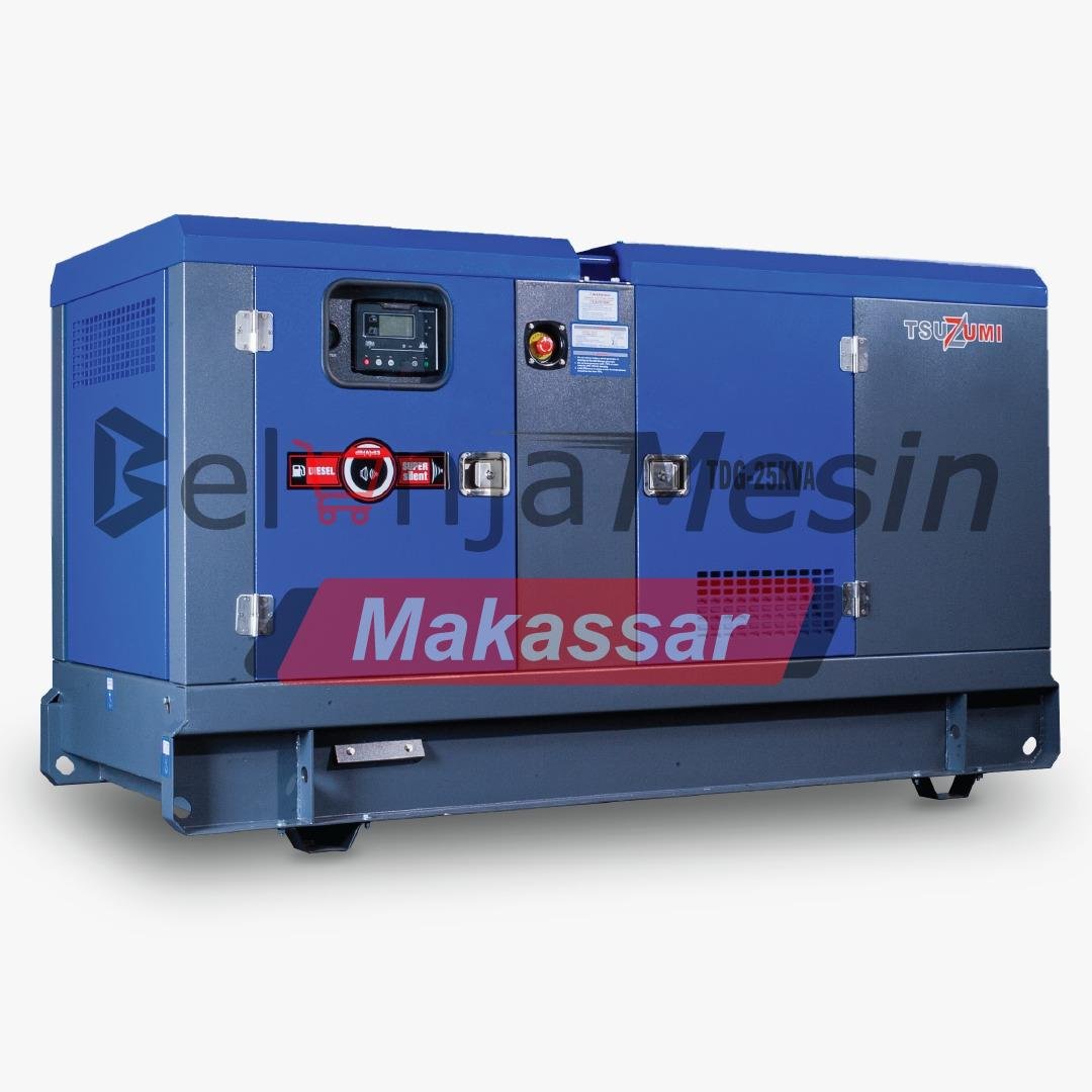 Genset Silent Diesel 25 KVA 22.000 Watt 3 Phase 4 Cylinder TDG 25 KVA TSUZUMI - Image 2
