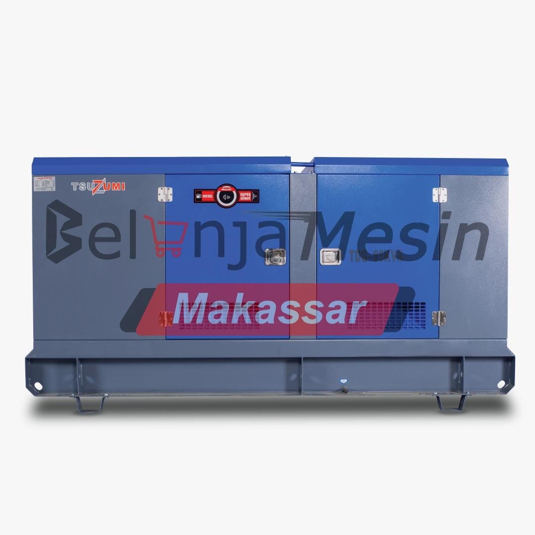 Genset Silent Diesel 85 KVA 68000 Watt 6 Silinder 3 Phase TDG 85 KVA TSUZUMI