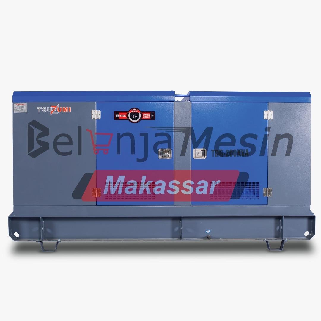 Genset Silent Diesel 200 KVA 3 Phase 155 kW Starter Electrik TDG 200 KVA TSUZUMI - Image 6