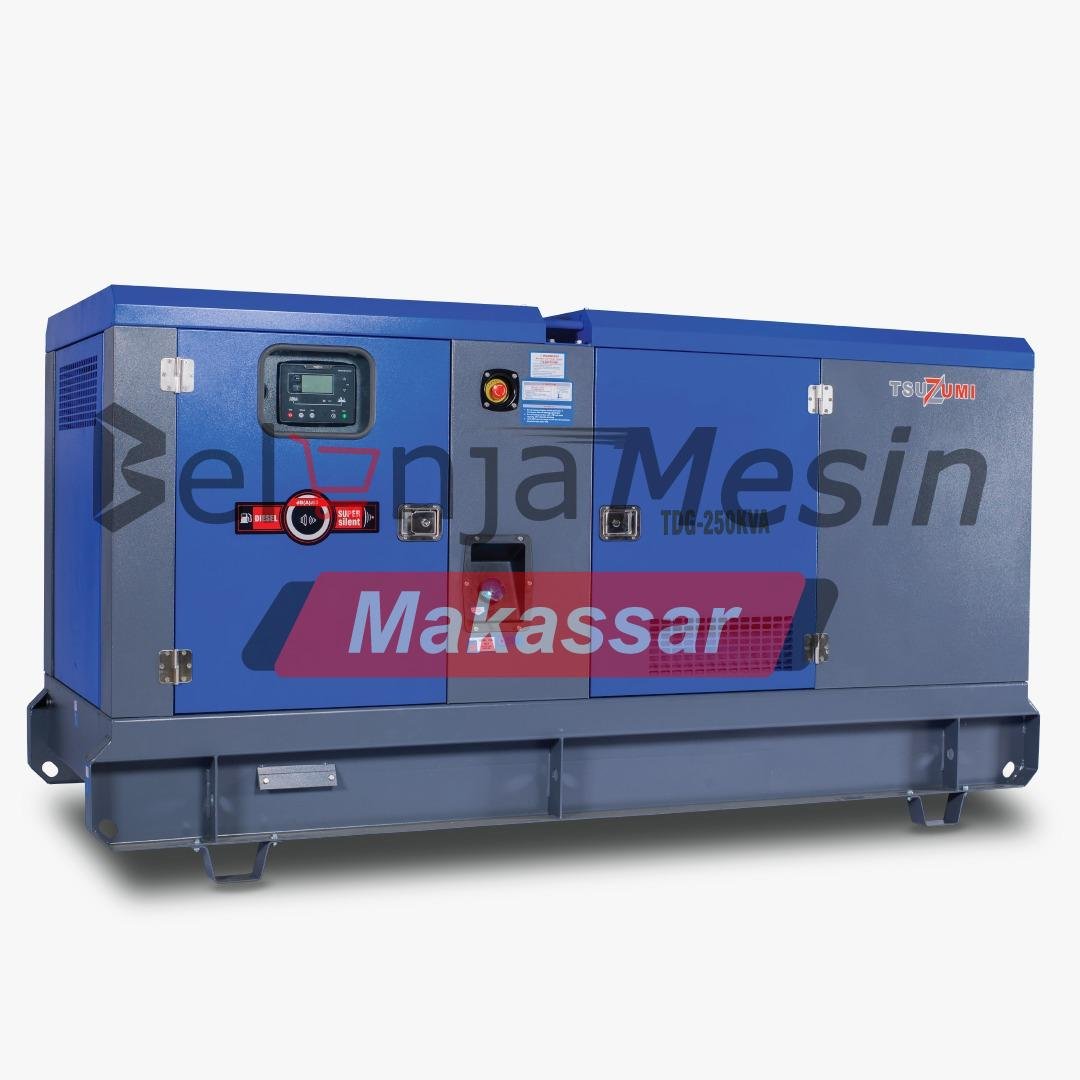 Genset Silent Diesel 250 KVA 200 kW Starter Electric 3 Phase TDG 250 KVA TSUZUMI - Image 6