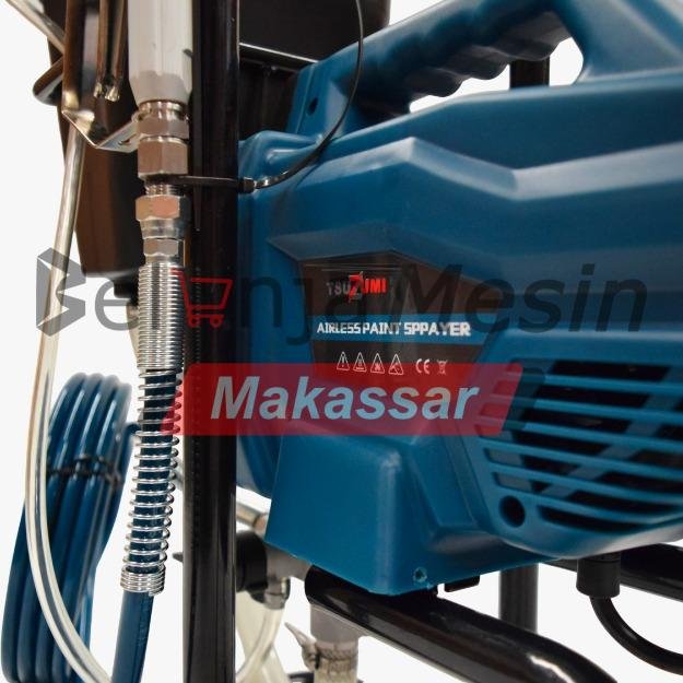 Mesin Cat Semprot Tembok/Dinding Electric 650 Watt Airless Paint Sprayer X6V+Hopper TSUZUMI - Image 4