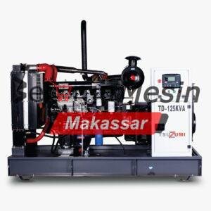 Genset Open Diesel 125 KVA 100 KW 3 Phase 6 Silinder Turbo TD 125 KVA TSUZUMI