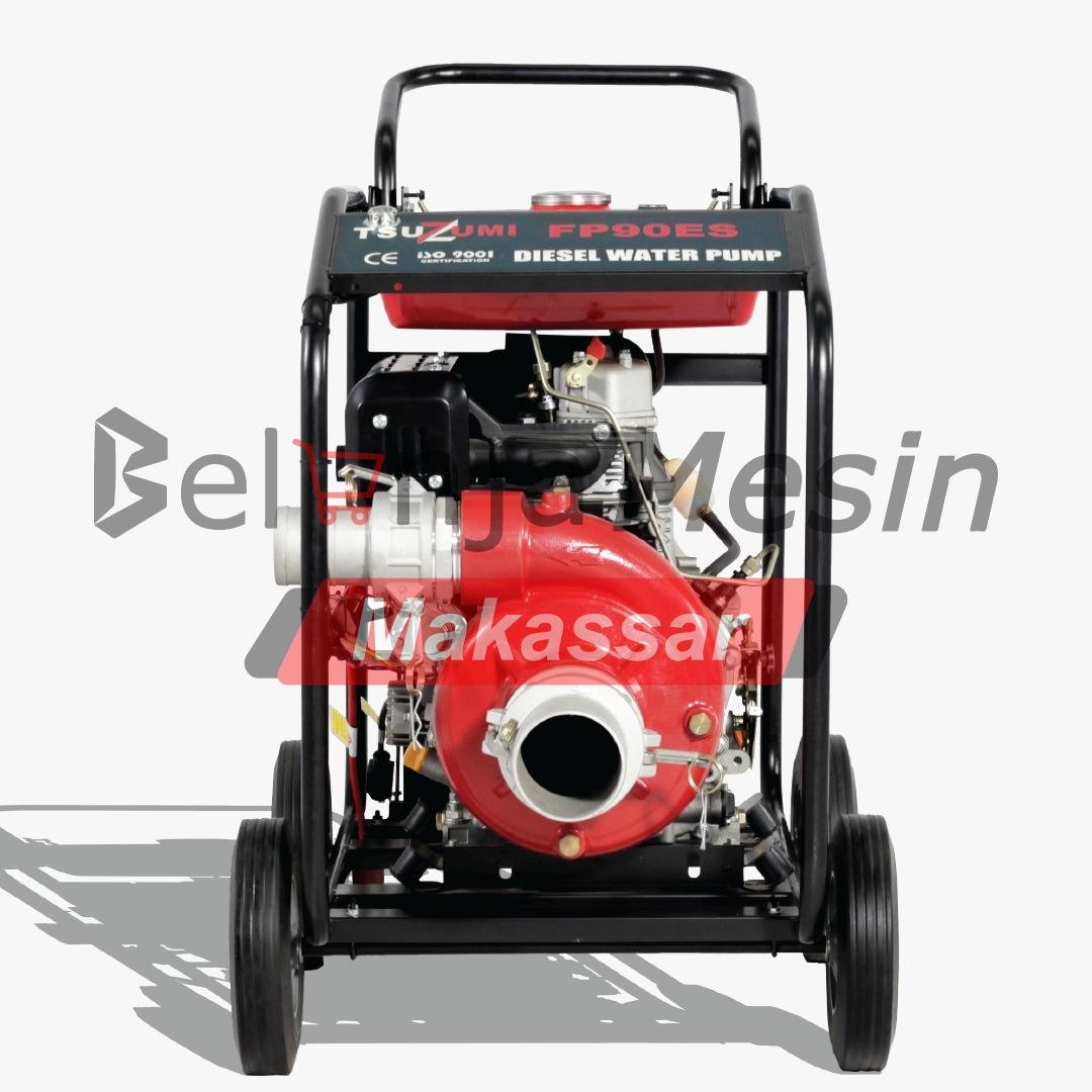 Pompa Pemadam Diesel Starter Electric 498cc FP90ES TSUZUMI