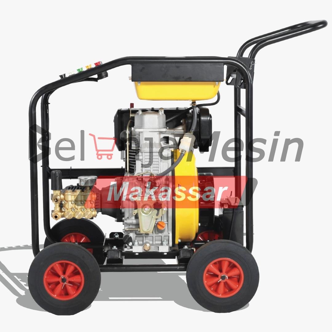 Mesin Cuci Steam Diesel High Pressure 3600Psi Starter Electric 418cc DHPW3600 TSUZUMI - Image 5