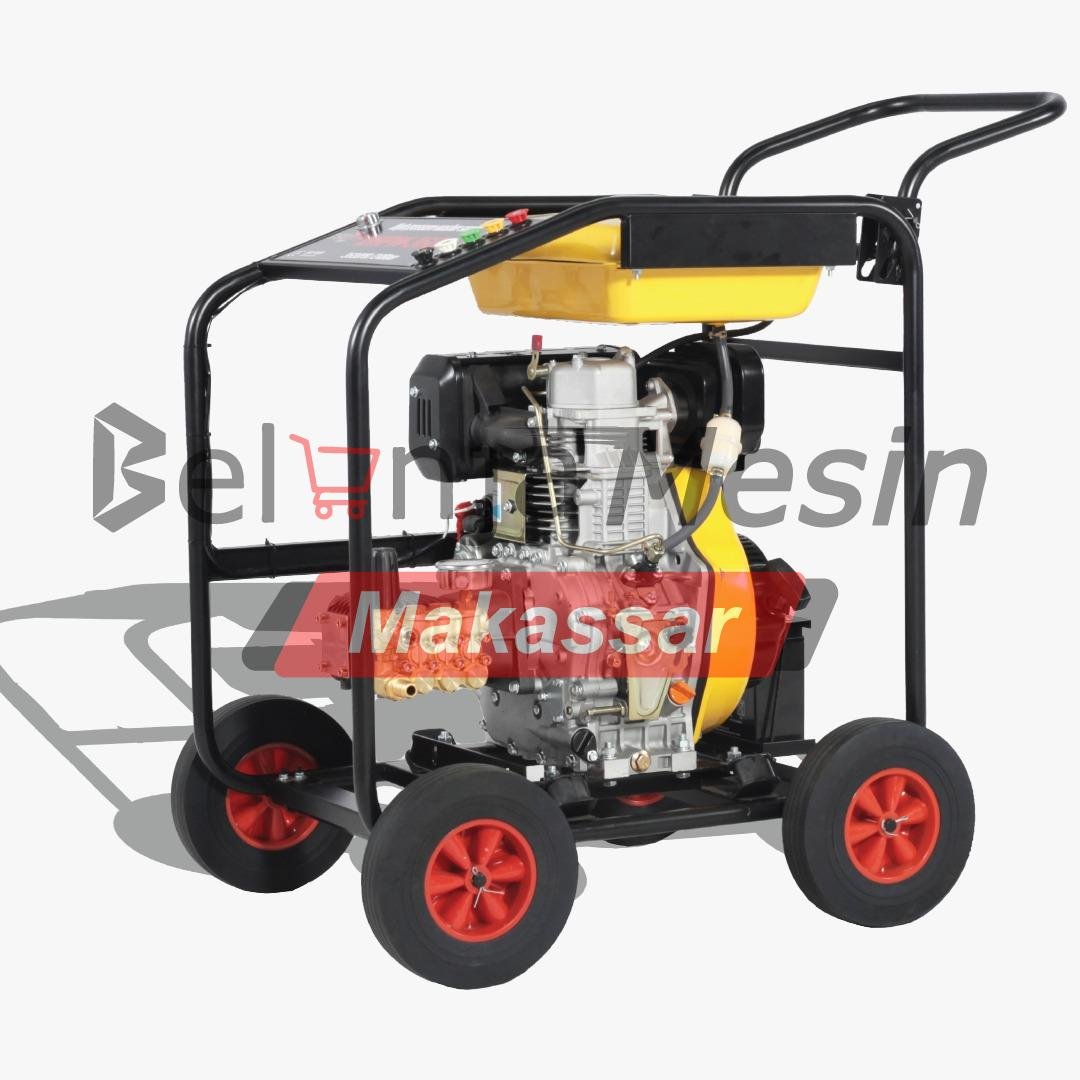 Mesin Cuci Steam Diesel High Pressure 3600Psi Starter Electric 418cc DHPW3600 TSUZUMI
