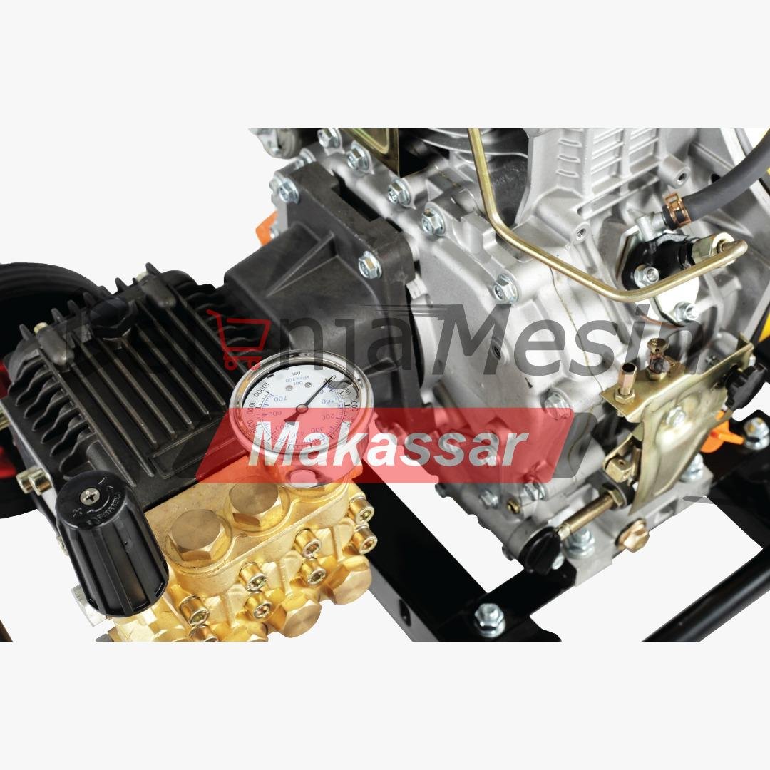 Mesin Cuci Steam Diesel High Pressure 3600Psi Starter Electric 418cc DHPW3600 TSUZUMI - Image 7