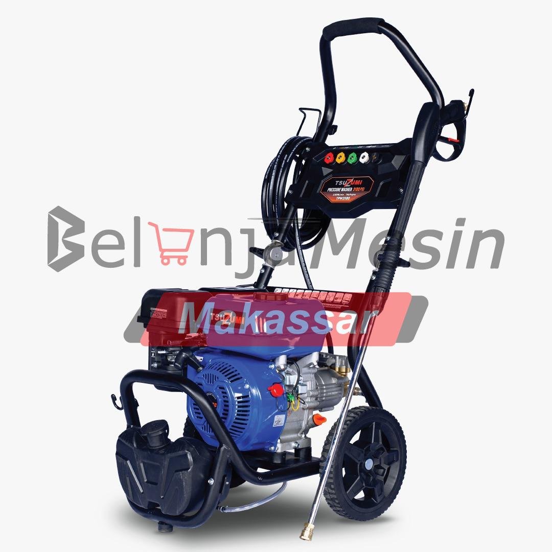 Mesin Steam High Pressure Washer Engine Bensin 213 bar/3100psi 212cc TPW3100 TSUZUMI - Image 5
