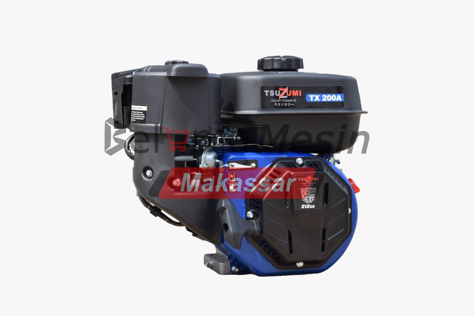 Mesin Penggerak Serbaguna Engine Gasoline 4 Tak OHV 196cc 3600 RPM TX200A TSUZUMI