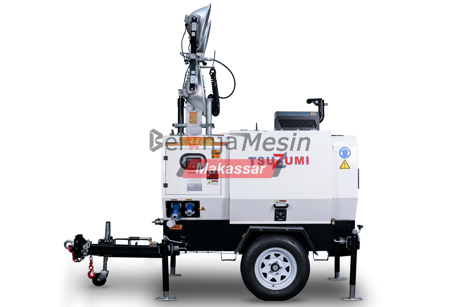 Tower Light Genset 4 x 1000 Watt Model Trailer LT9 Tsuzumi - Image 8