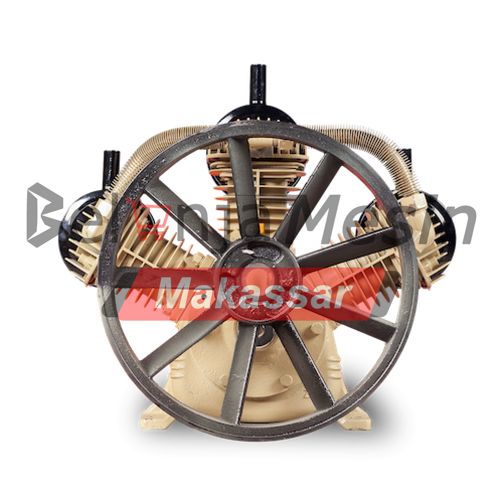 Kepala Kompresor Bare Pump 15 Hp 8 Bar 3 Piston T-1.54/8 Montoya - Image 2