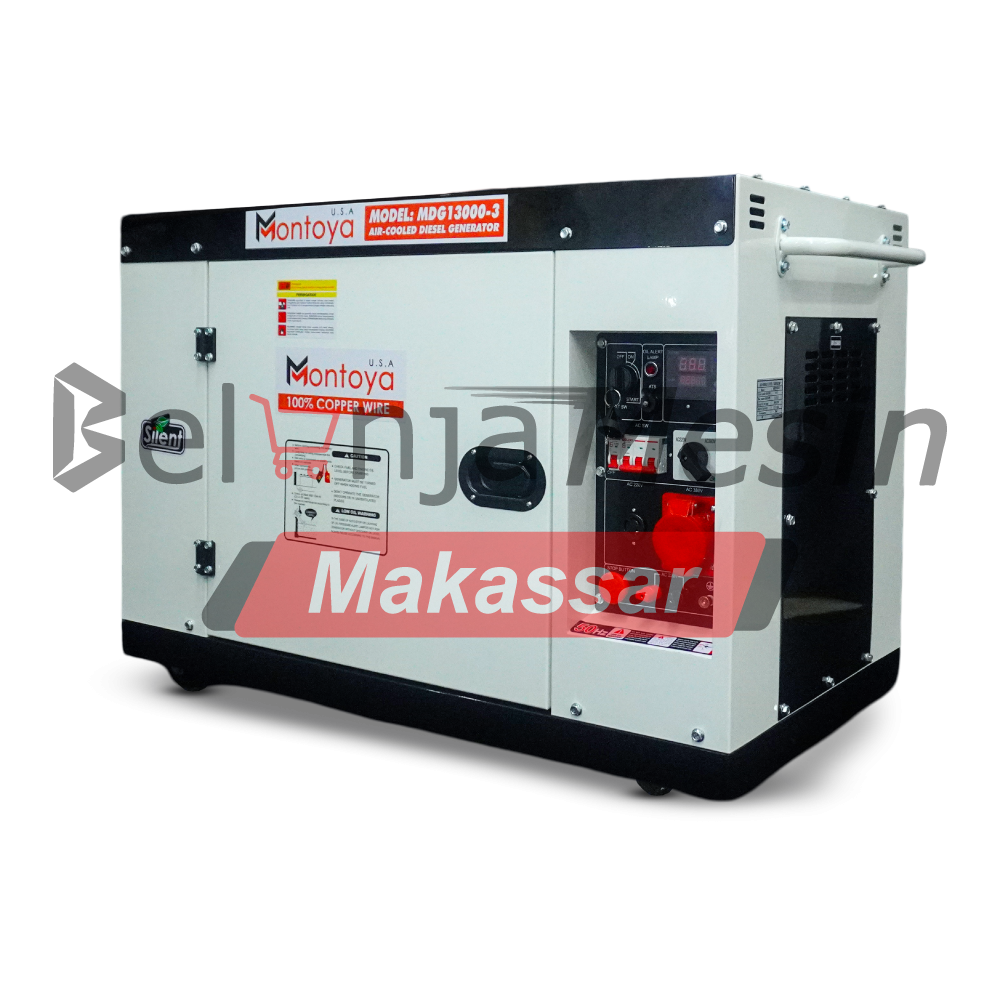Genset Silent Diesel 12 Kva 10 KW 1/3 Phase MDG13000-3 Montoya - Image 7