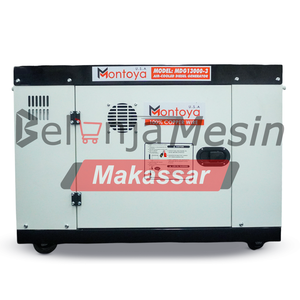 Genset Silent Diesel 12 Kva 10 KW 1/3 Phase MDG13000-3 Montoya - Image 4