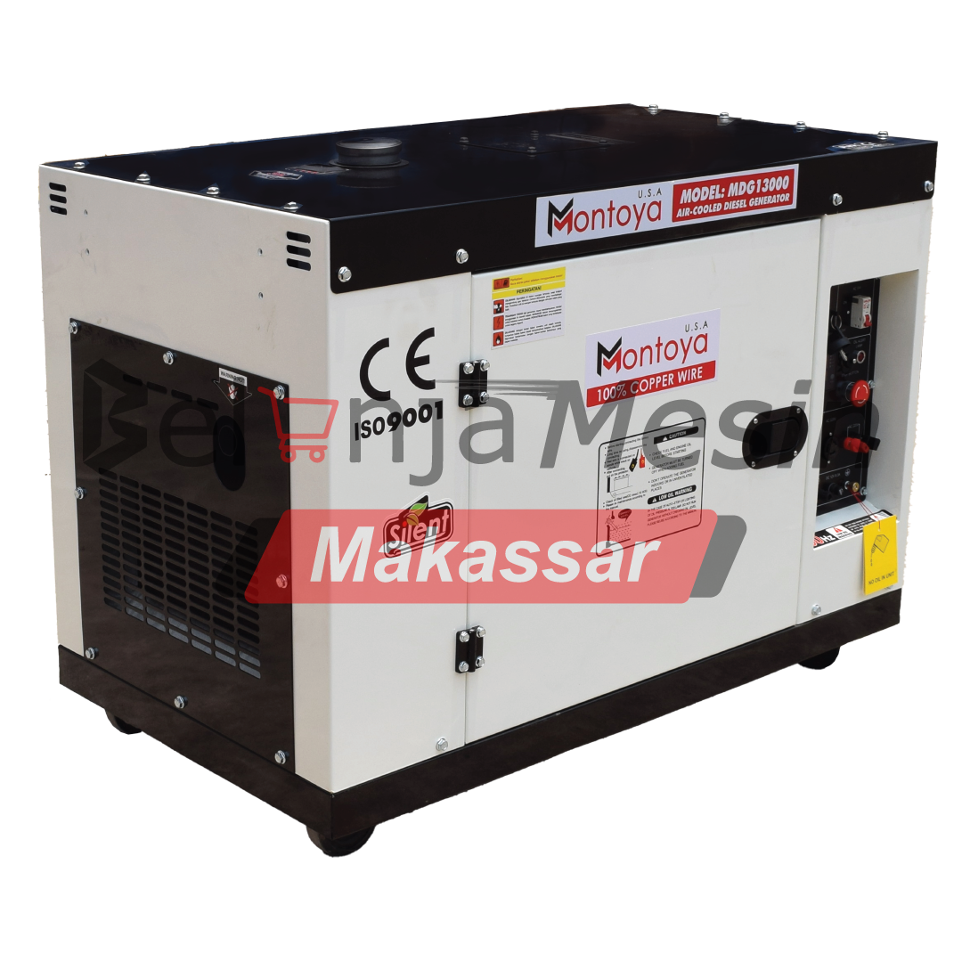Genset Silent Diesel 12 KVA 10 KW 1 Phase MDG13000 Montoya - Image 4