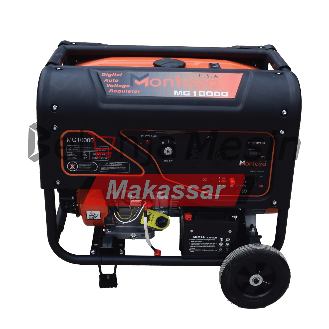 Genset Open Bensin 10 Kva 8000 Watt 1 Phase MG10000 Montoya