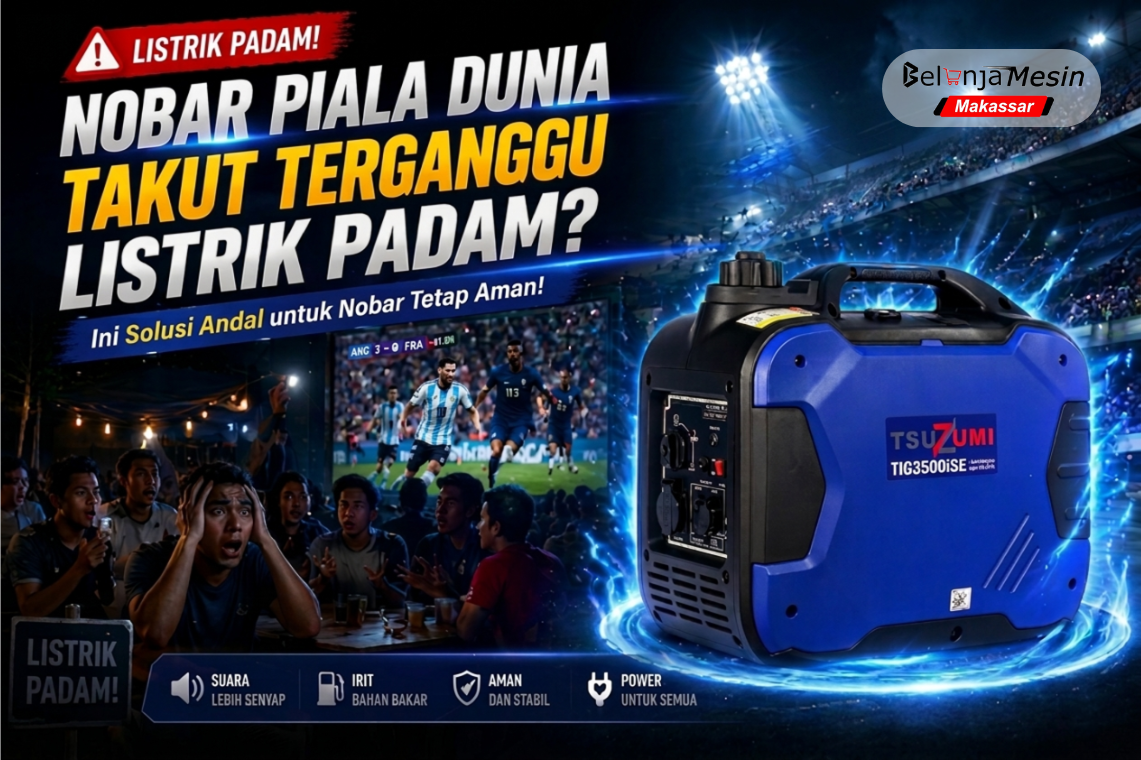 genset untuk nobar piala dunia