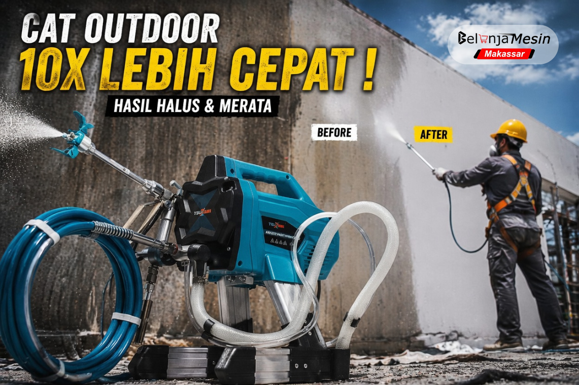 airless paint sprayer untuk cat area outdoor