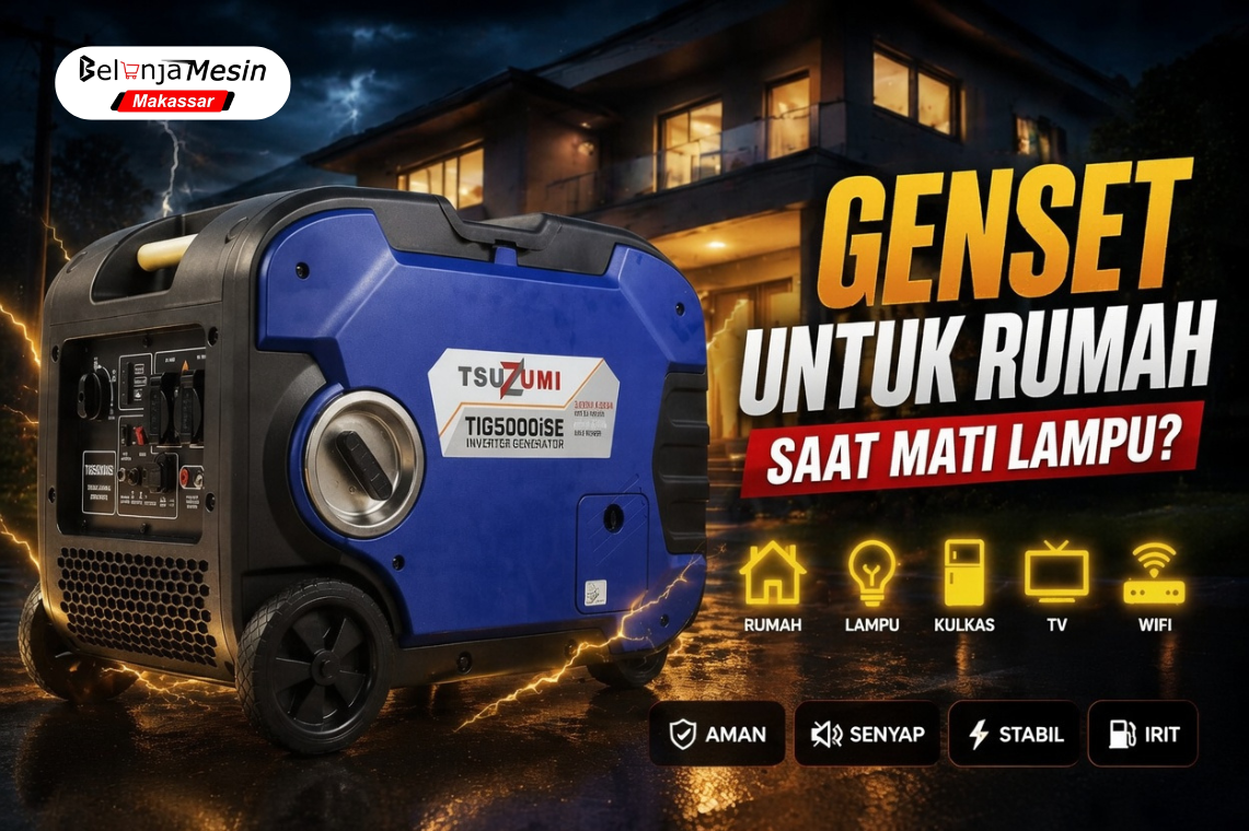rekomendasi genset untuk rumah saat mati lampu
