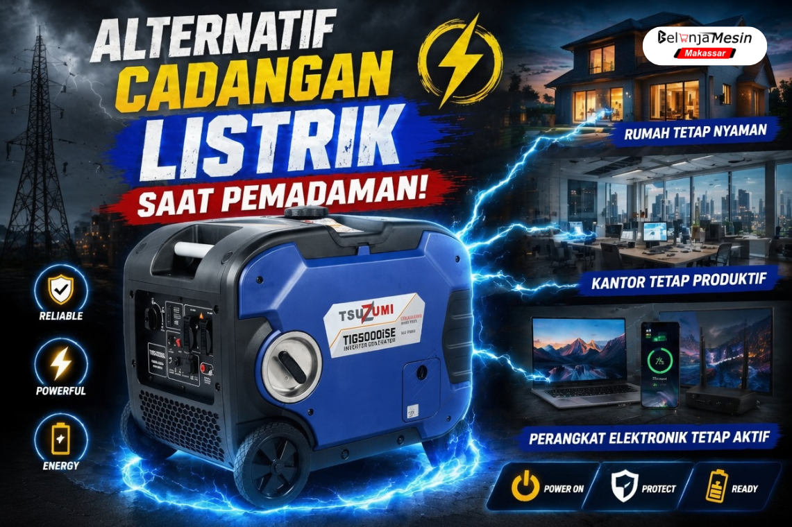 genset sebagai cadangan listrik