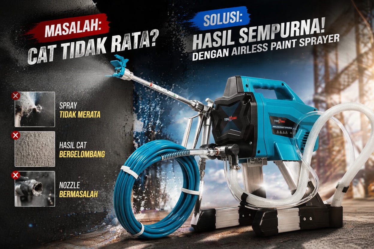 Kesalahan Menggunakan Airless Paint Sprayer