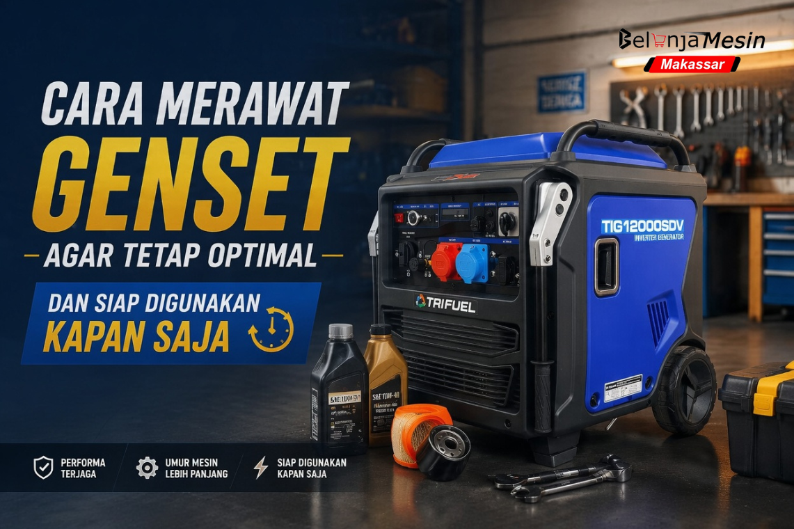 cara merawat genset