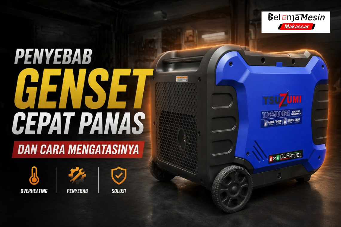 penyebab genset cepat panas