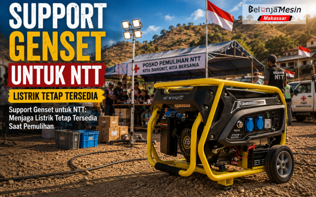 Bersama NTT Bangkit: Dukungan Listrik untuk Menunjang Kebutuhan di Wilayah Terdampak Bencana